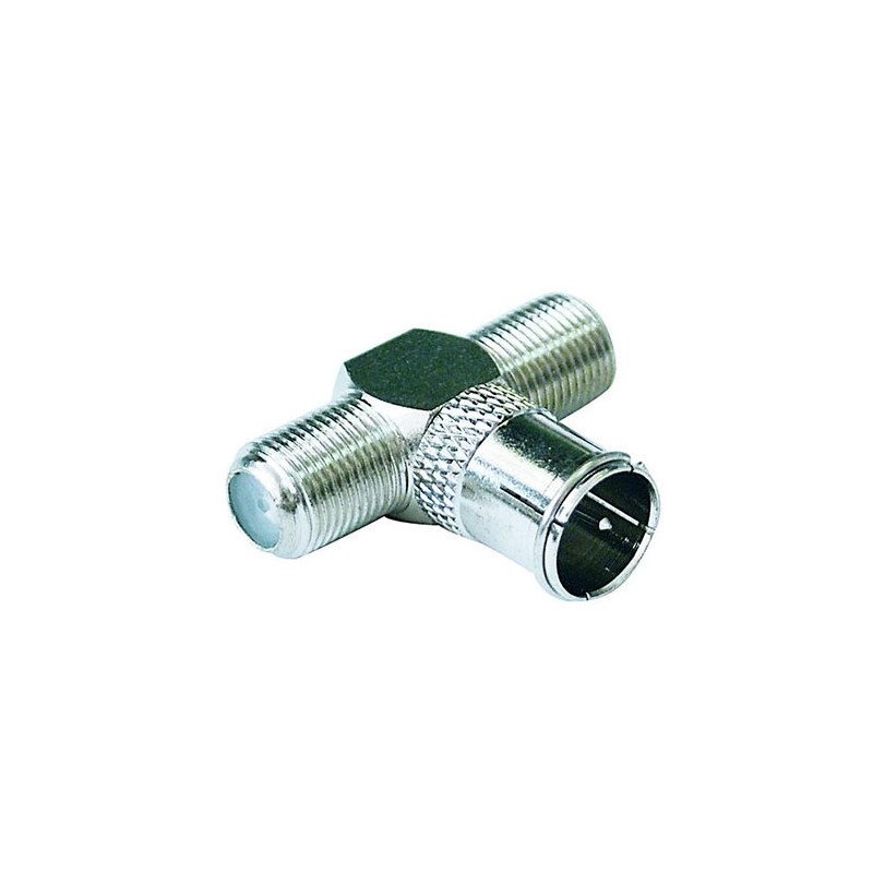 Adaptateur enfichable connexion f avec raccord...