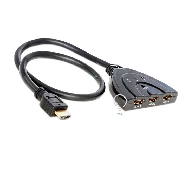 Commutateur bidirectionnel hdmi 3 canaux hdmi 3d-4k-2k