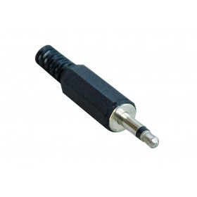 3.5mm mono audio flying plug with electronic cable splice
