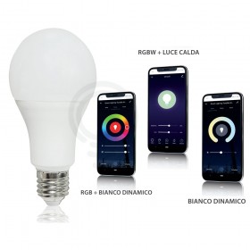 Led lamp sphere tropfen rgb drahtlos alexa smart 12w e27 950lm