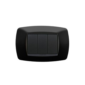 2-fach schwarze Platte 39tc202 Master