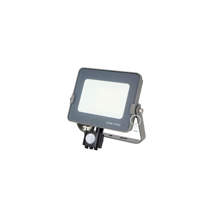 Spotlight projector pir sensor gray led ip65 reflector...