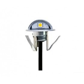 Faretto a led esterno segna passo ip65 3000k 12vdc zinco