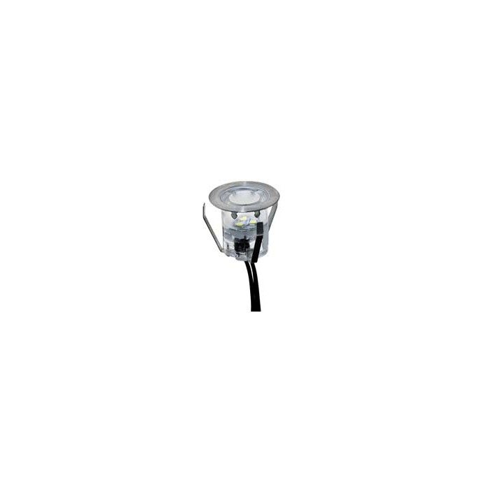 Faretto a led esterno segna passo 3000k 12vdc acciaio