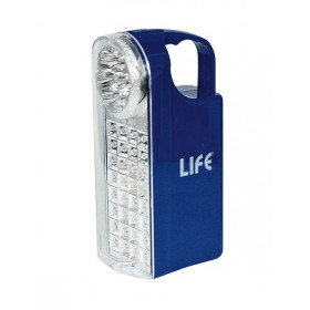 Lampada ricaricabile portatile 32+7 led auto-on blackout