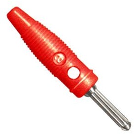 Red rubber banana plug 02017372