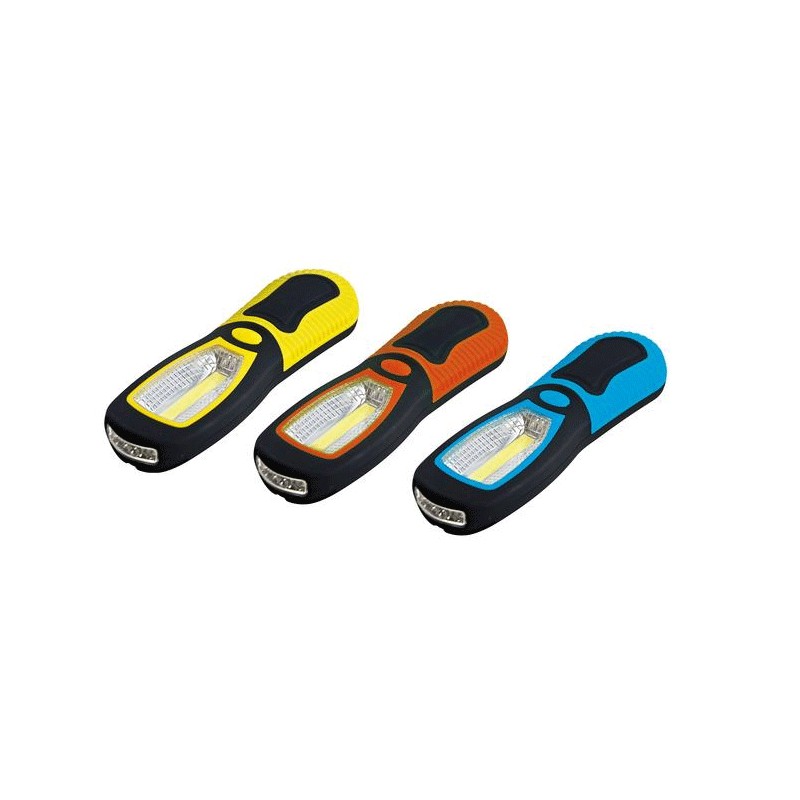 Torcia pila lampada da lavoro portatile led 3w...