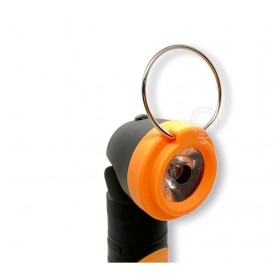Torcia pila telescopica a luce led con gancio e calamita 3w+1w resistente