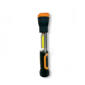 Torch telescopic battery with led light with hook and magnet 3w 1w resistant