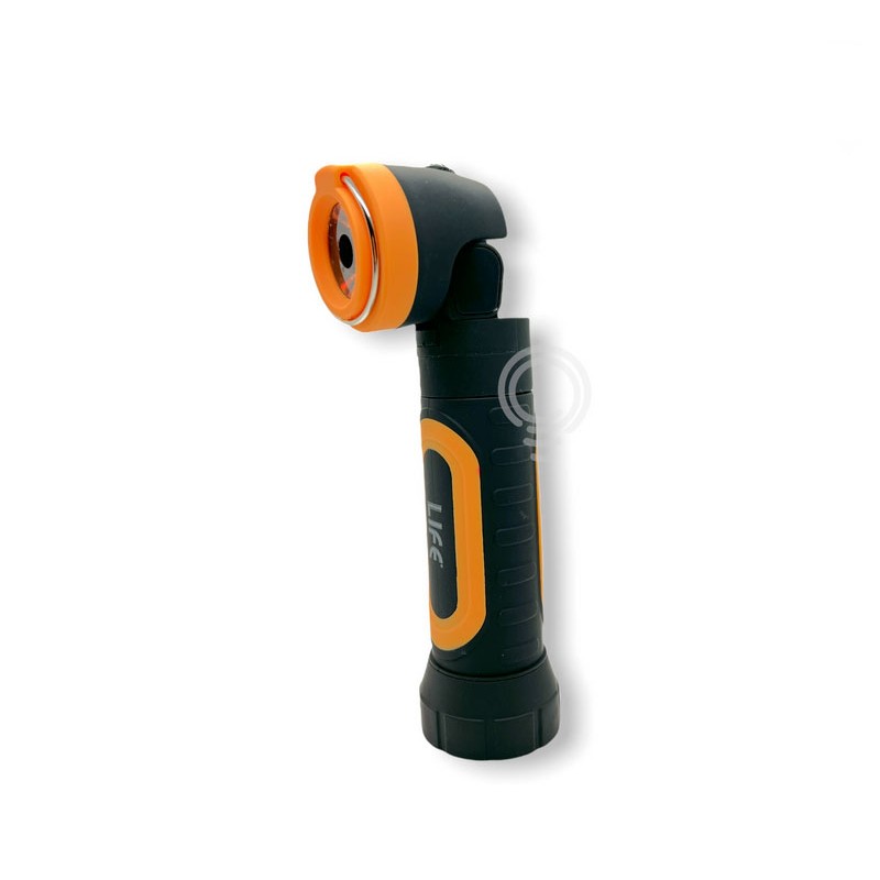 Torch telescopic battery with led light with...