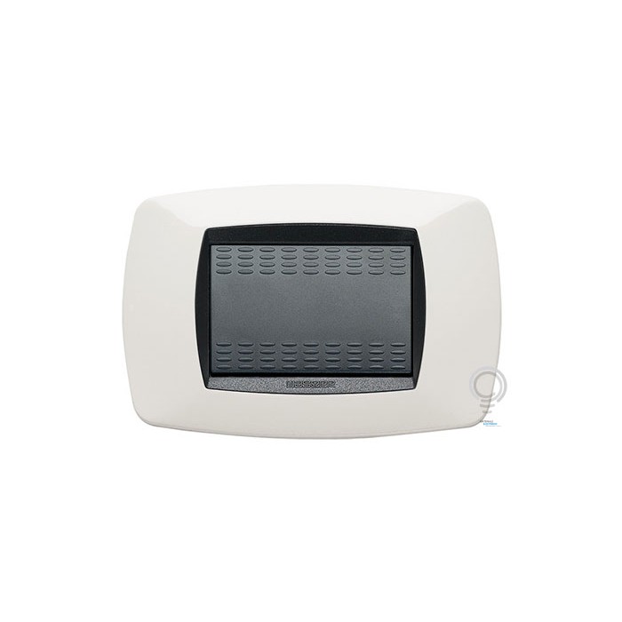 Plaque series modo 3 places white 39tc103 master