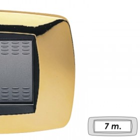 Placca modo 7 posti ottone 39tc217 master