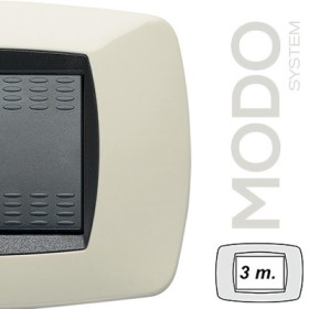 Placca modo 3 posti avorio 39tc283 master