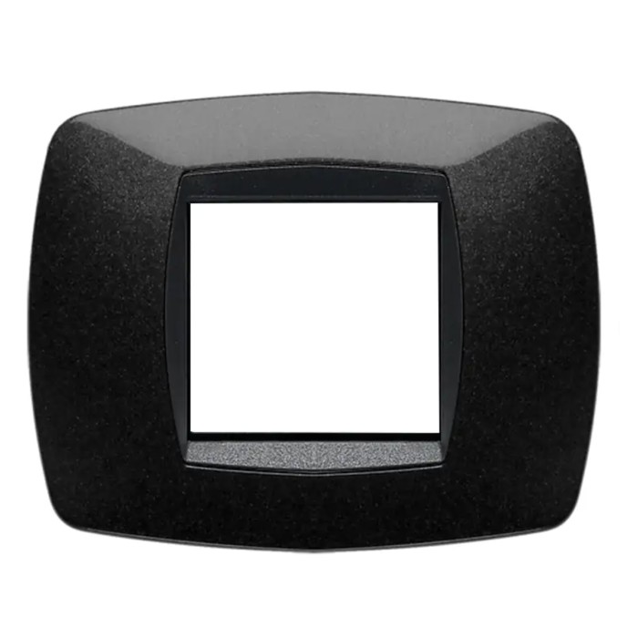 Assiette 2 couverts Modo gris anthracite