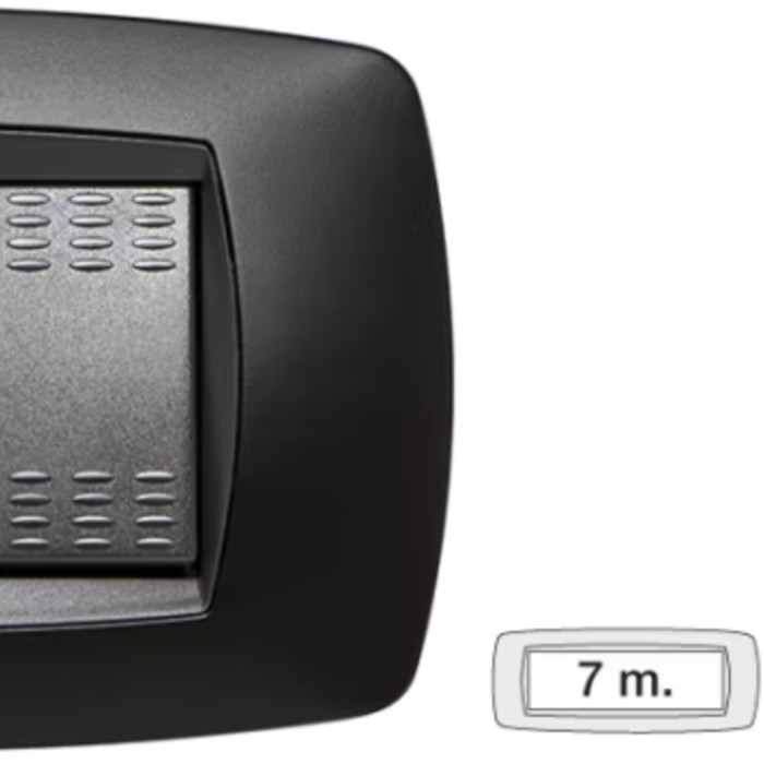 39tc387 Anthrazitgrauer 7-facher Modo-Plattenmaster