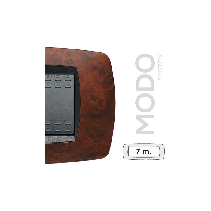 Assiette Modo loupe de noyer Assiette 7 couverts