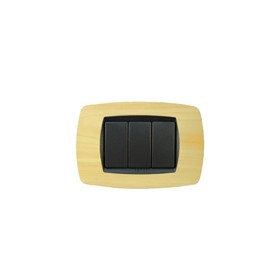 Placca modo 7 posti frassino 39tc447 master