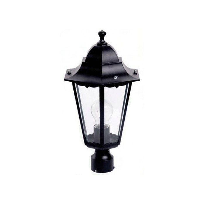 Antiqued outdoor lantern 6 glasses pole attachment d.60...