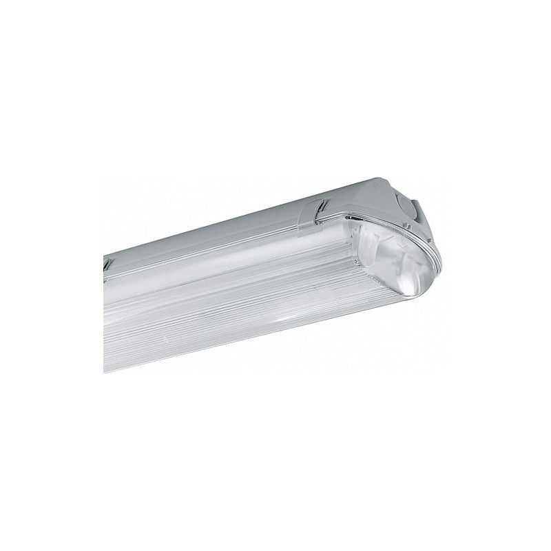 Plafoniera stagno ip65 2x18w g13 cablato...