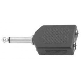 Adattatore audio spina j st.6,3mm.2 presa  j.s.3,5