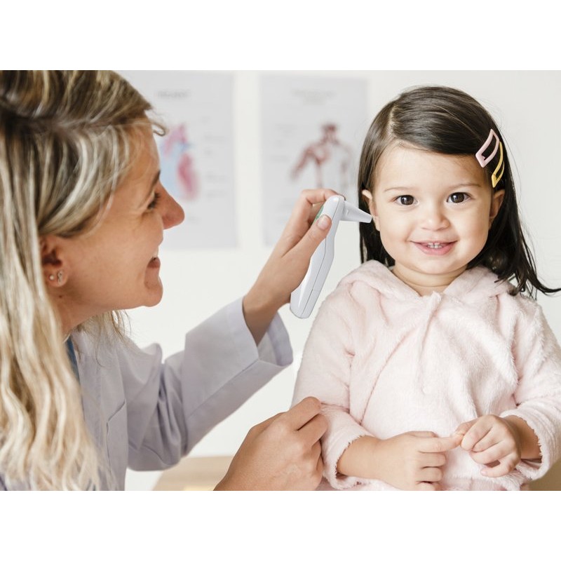 Digital ear thermometer display