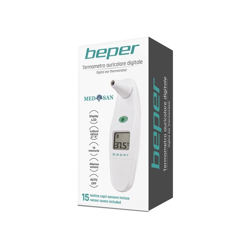 Digital ear thermometer display