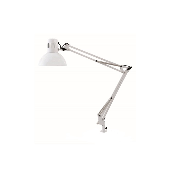 Lampe de protection en métal rotatif white vintage s / base