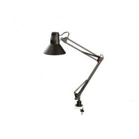 Lampada tavolo metallo snodabile vernice nero  s/base 