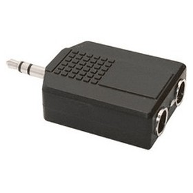 Adattatore audio sp.st.3,5mm-2 pr.j.s.6,3  02030410