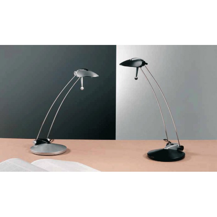 Lampada da tavolo alogena 12v-20w argento 