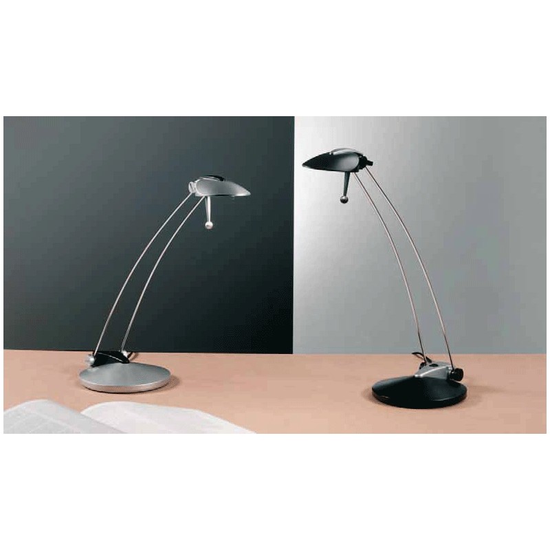 Lampada da tavolo alogena 12v-20w argento 