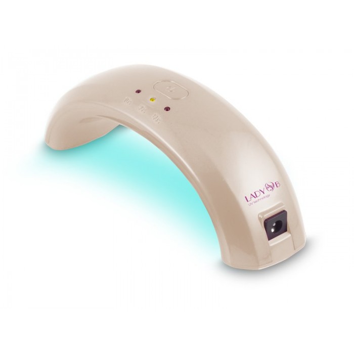 Perlfarbene led-nagellampe