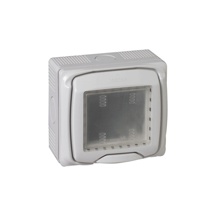 Contenitore modosub parete ip55 2 moduli