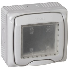 Contenitore modosub parete ip55 2 moduli