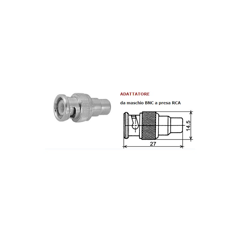 BNC-Stecker-Adapter auf Cinch-Buchse 380021050