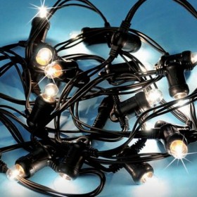 Luminous series string light luminaria 20 lights white led christmas