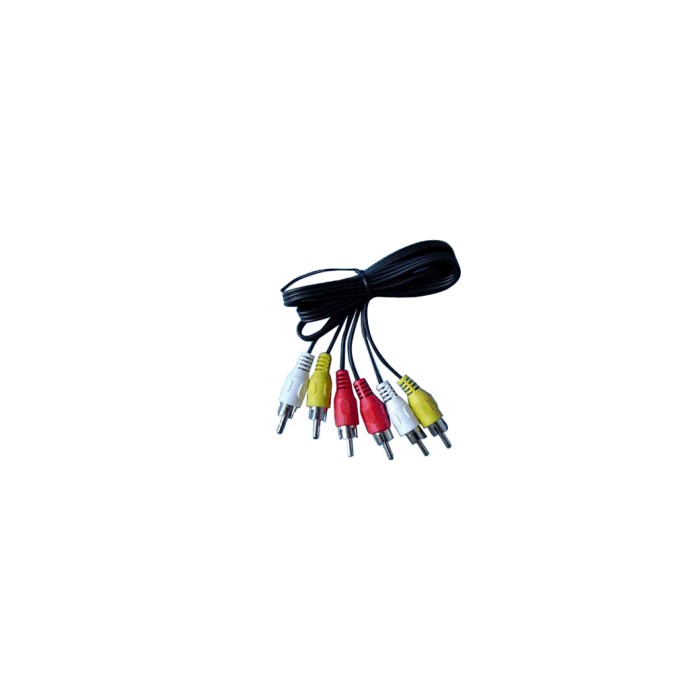 Cable rca rca 3sp video / audio 5 mt 50.0002125