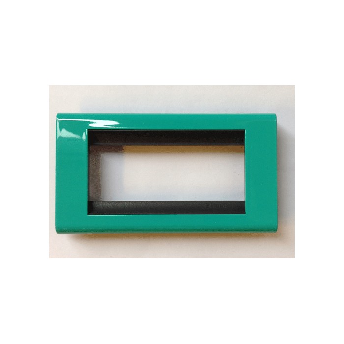 Placca living classic 4p verde acqua 4714va ticino