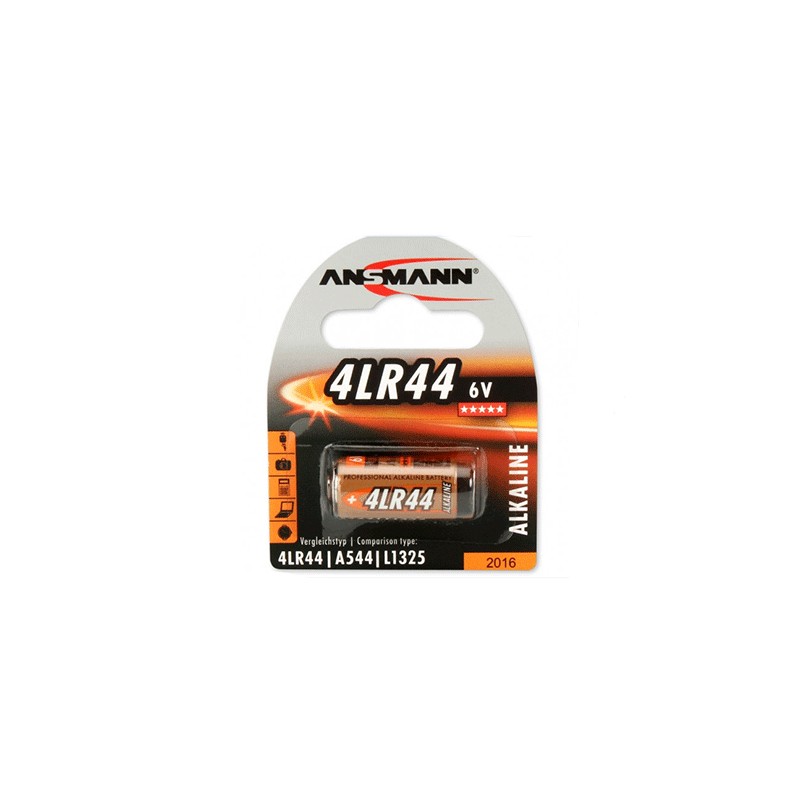 Batteria photo blister 6v 4lr44 alkaline 476a