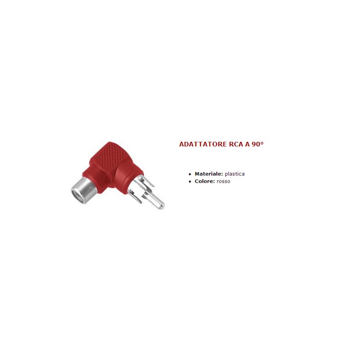 Audiosteckeradapter mf 90° rot 02073042