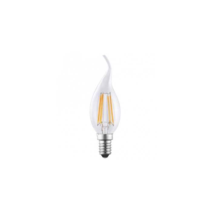 Lampada filamento led 4w e14 390lm 3000k trasparente