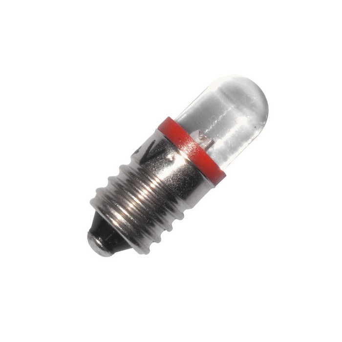 Ampoule led blanche e10 t10x28 230v signal lumineux