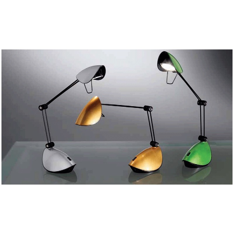 Lampada tavolo orientabile argento 5156a