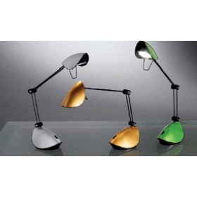 Lampada da tavolo orientabile illuminazione colore giallo