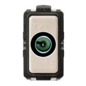 Prise tv dérivée dantenne mâle série magique bticino 5173d