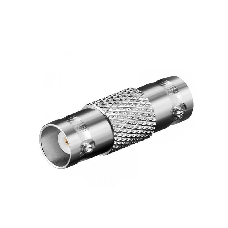 Bnc-buchse, bnc-buchse, metallverbindungsadapter