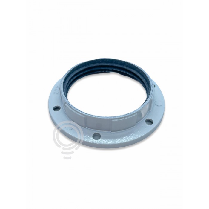 Weißer Kunststoffring für E27-Lampenfassung, Ersatzteile...