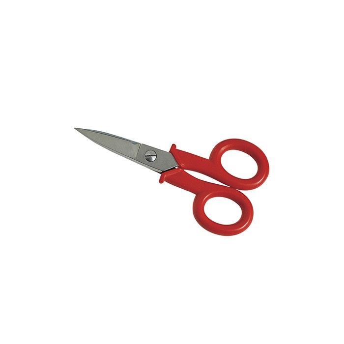 Elektrischer Scherengriff aus Metall isoliert