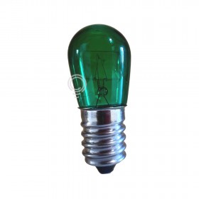 Lampada luminaria goccetta natalizio incandescenza 14v 5w Verde e14