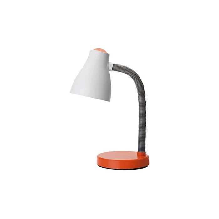 Lampada da scrivania flessibile 1xe27 arancione...